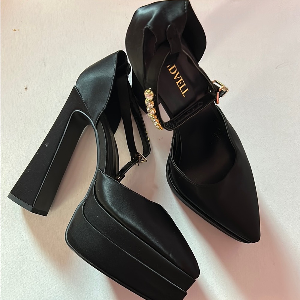 Black Women's Platform Heels brand new